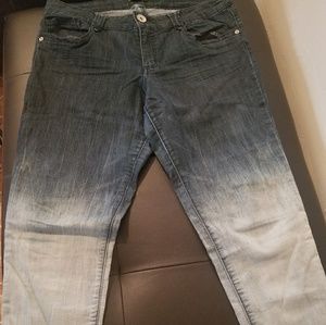 Two-Toned Skinny Jeans